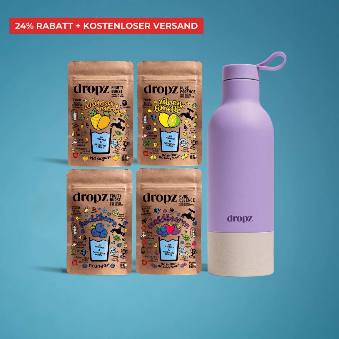 Starter set - dropz + bottiglia a scelta