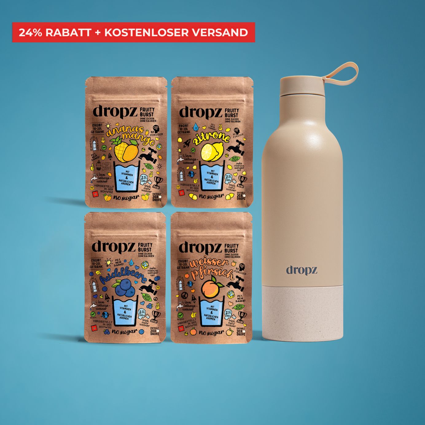 Starter set - dropz + bottiglia a scelta