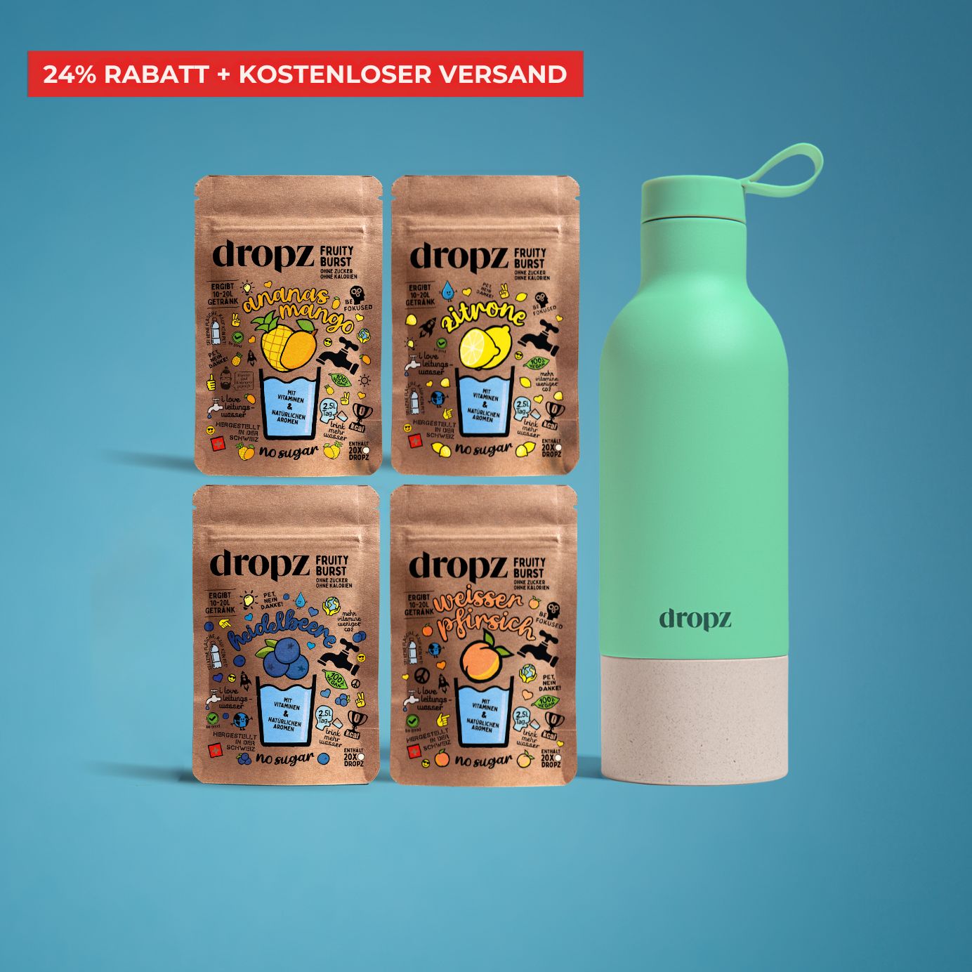 Starter set - dropz + bottiglia a scelta