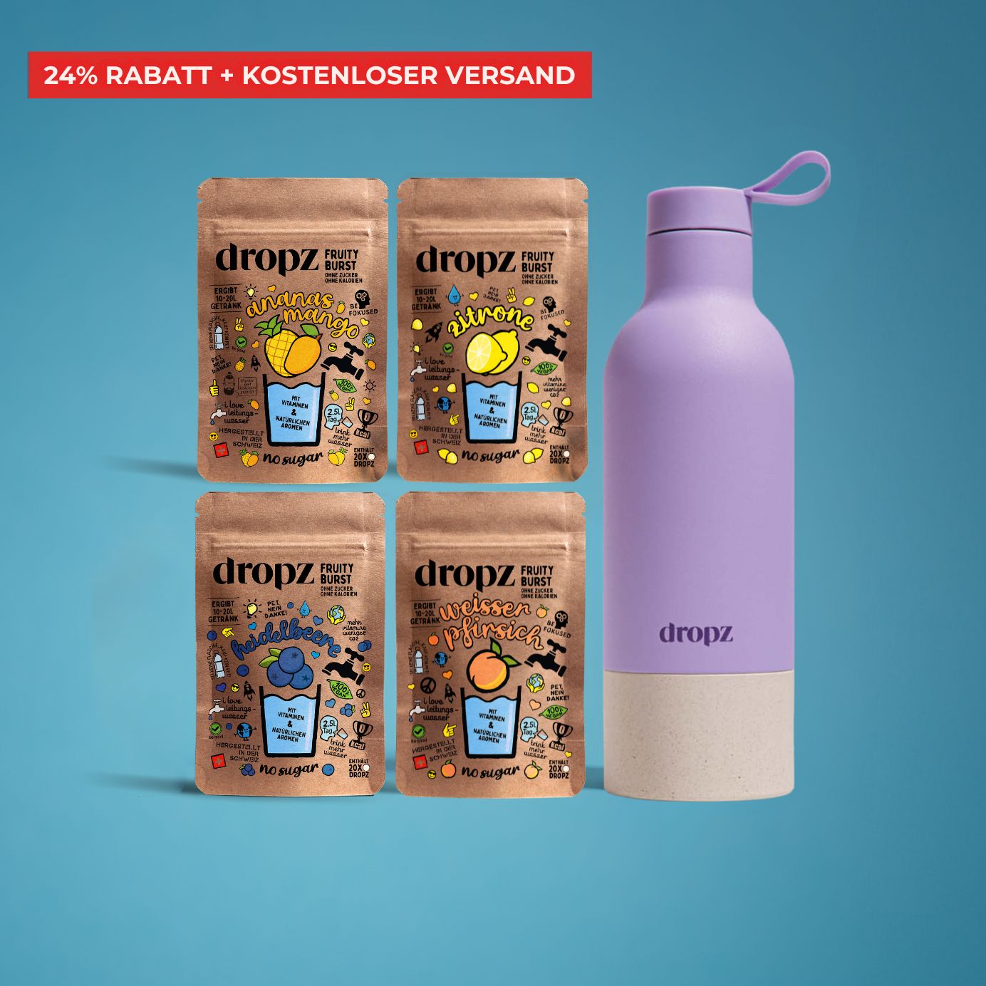 Starter set - dropz + bottiglia a scelta