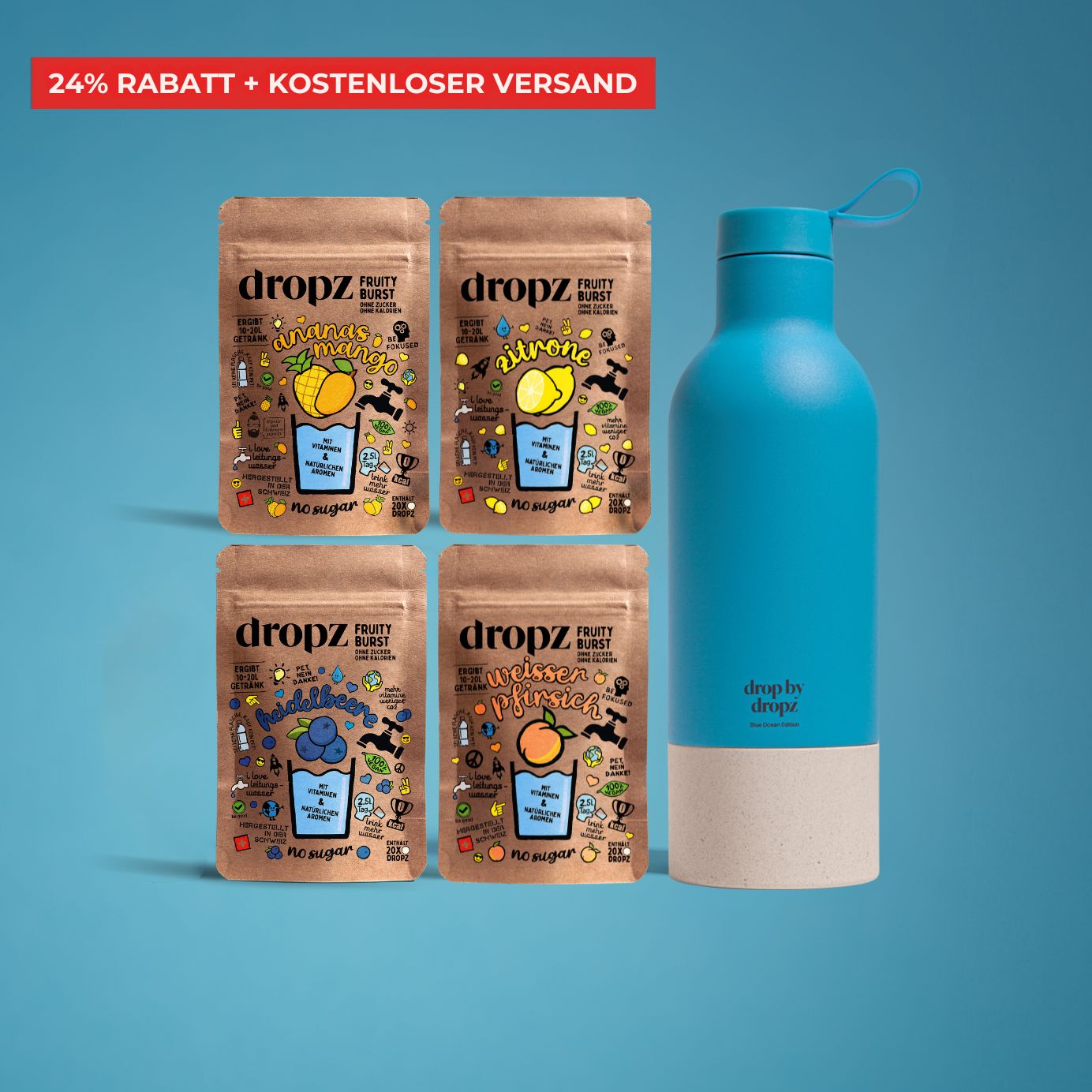 Starter set - dropz + bottiglia a scelta