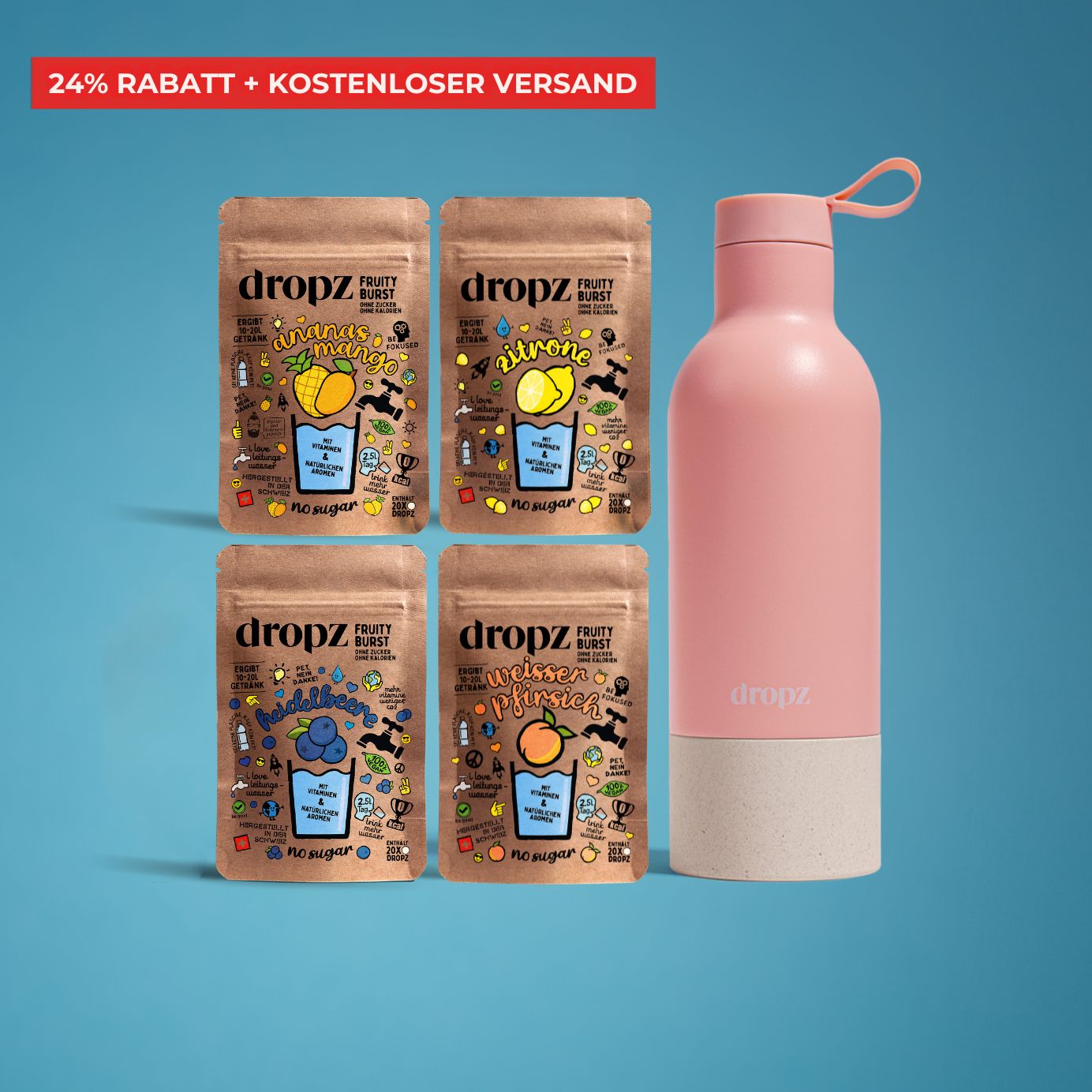 Starter set - dropz + bottiglia a scelta