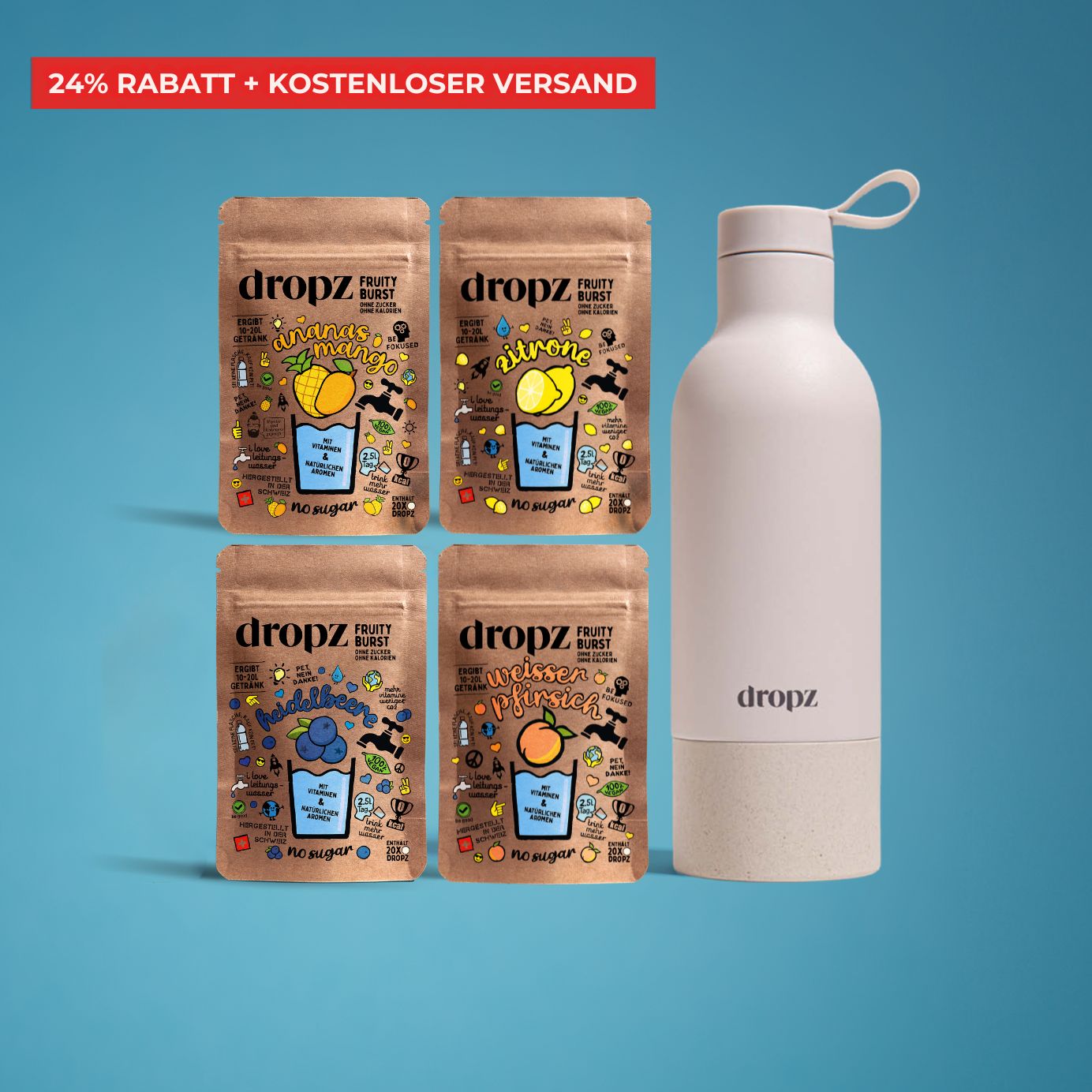 Starter set - dropz + bottiglia a scelta