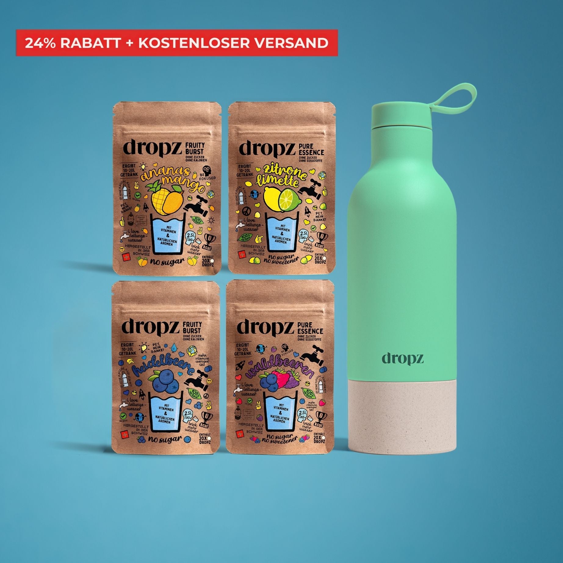 Starter set - dropz + bottiglia a scelta