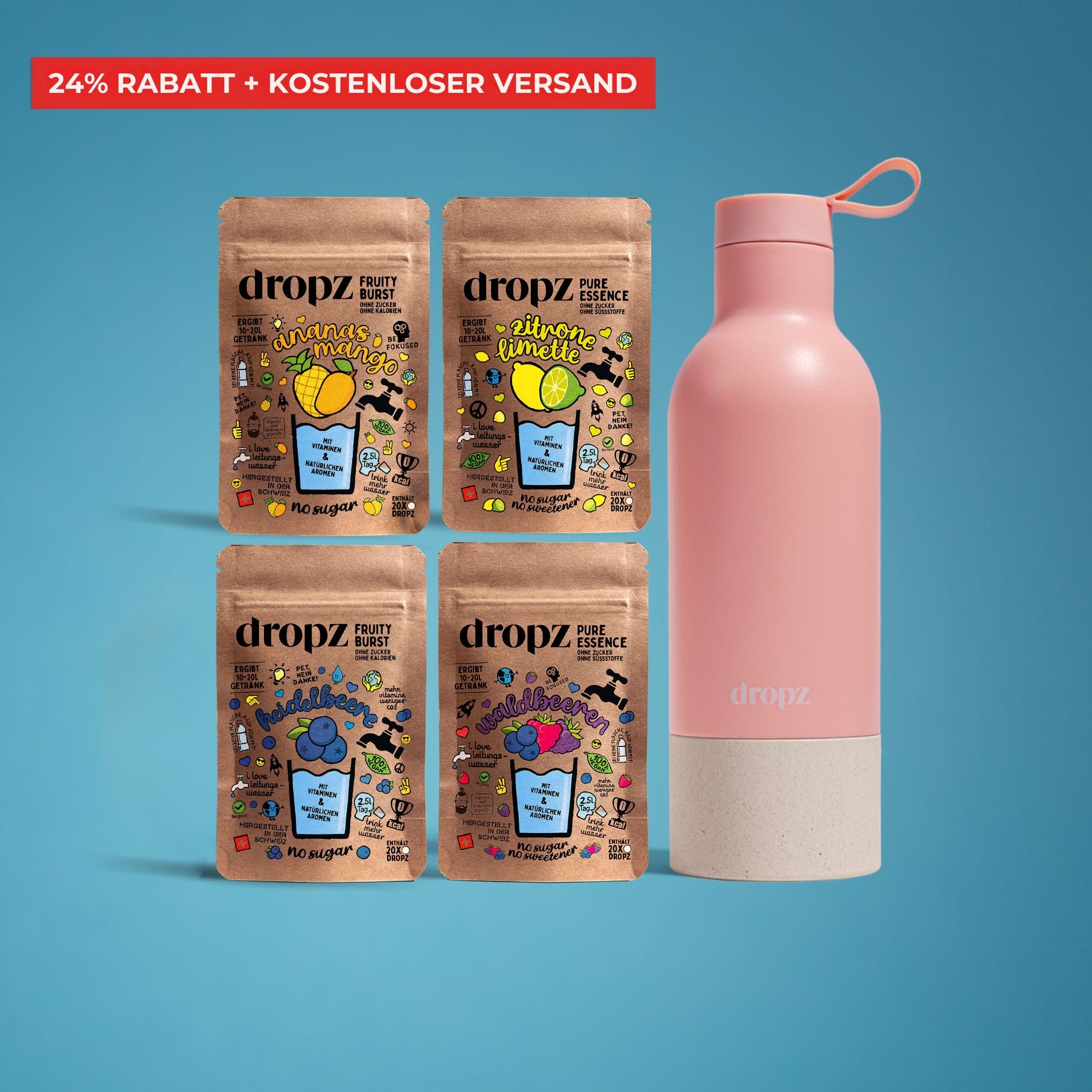 Starter set - dropz + bottiglia a scelta