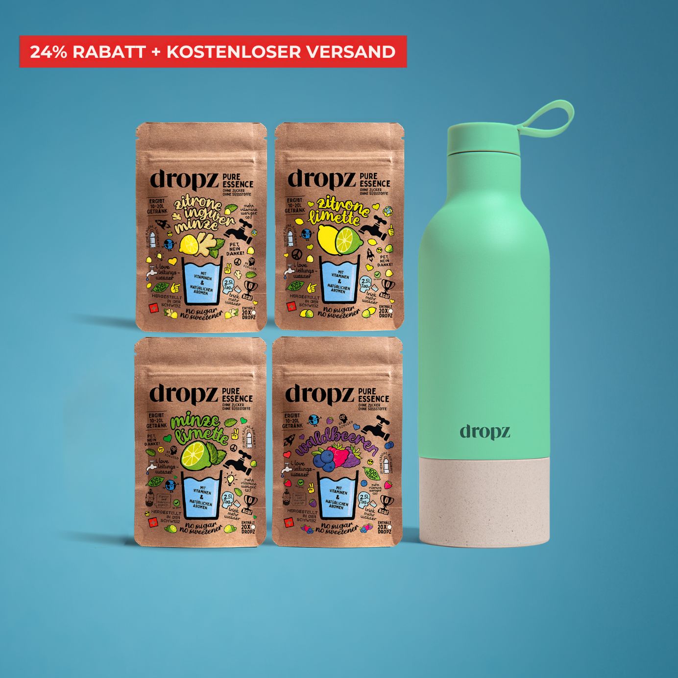 Starter set - dropz + bottiglia a scelta