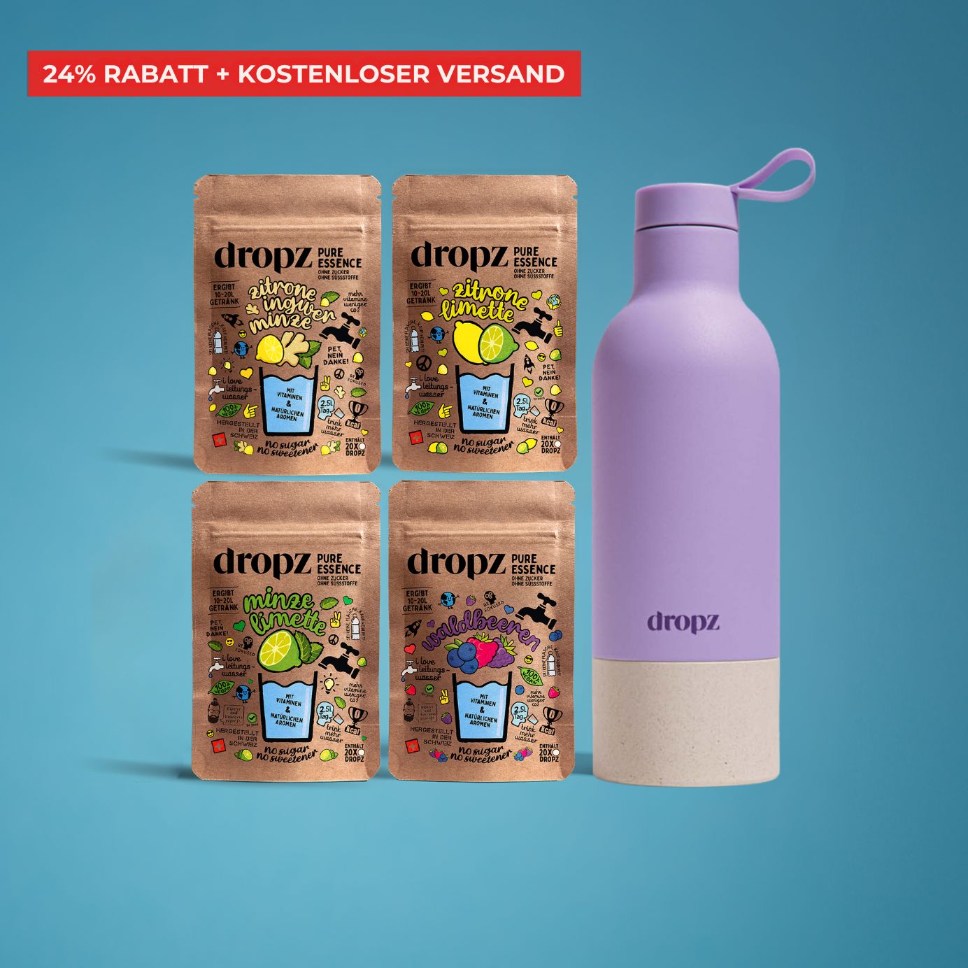 Starter set - dropz + bottiglia a scelta