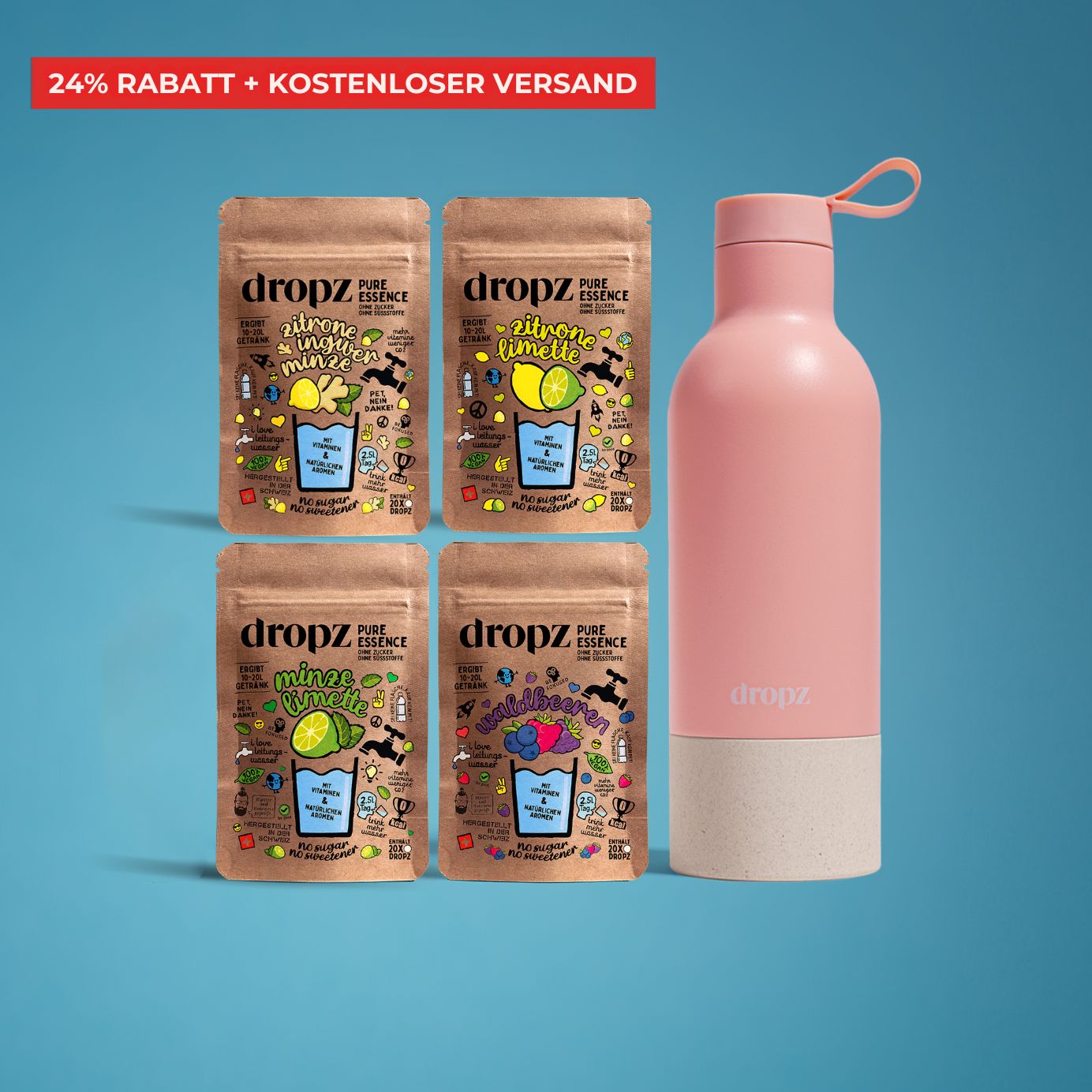 Starter set - dropz + bottiglia a scelta