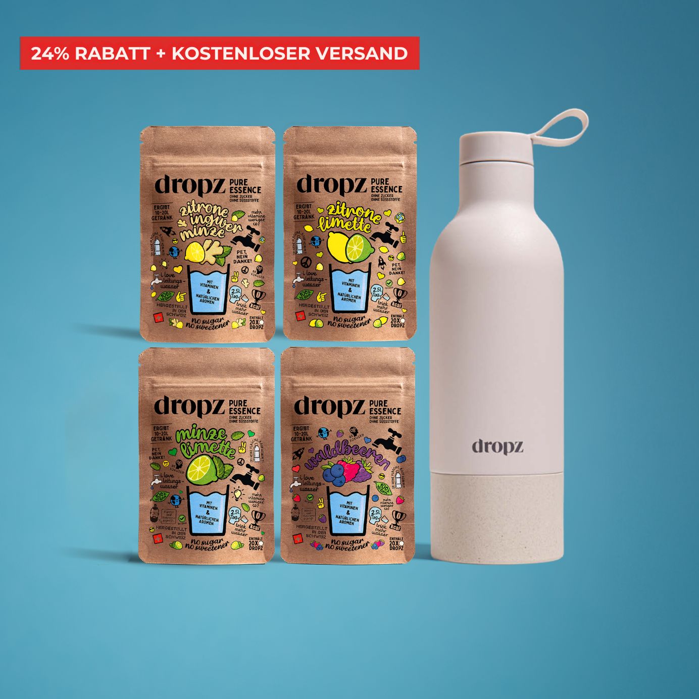 Starter set - dropz + bottiglia a scelta