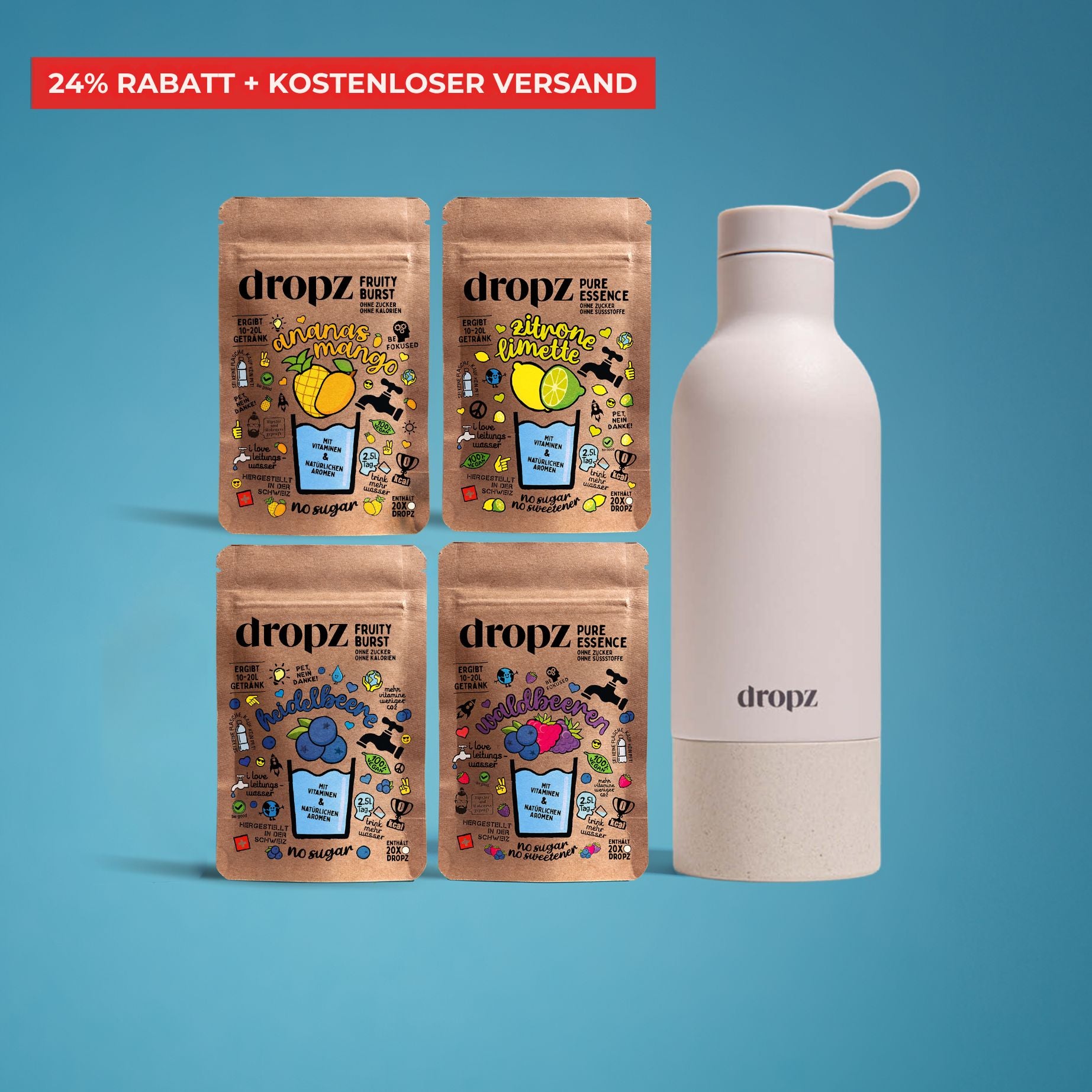 Starter set - dropz + bottiglia a scelta