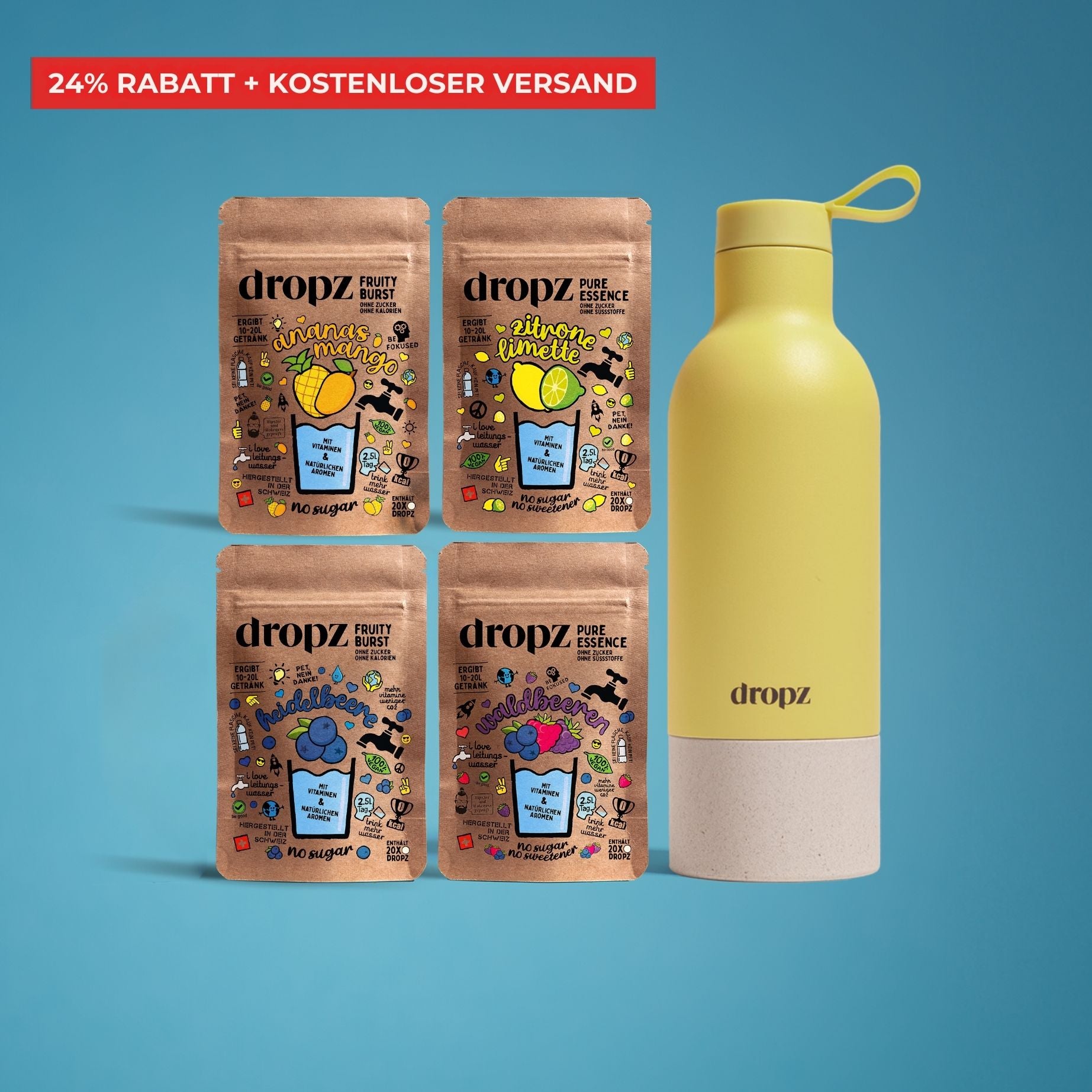 Starter set - dropz + bottiglia a scelta