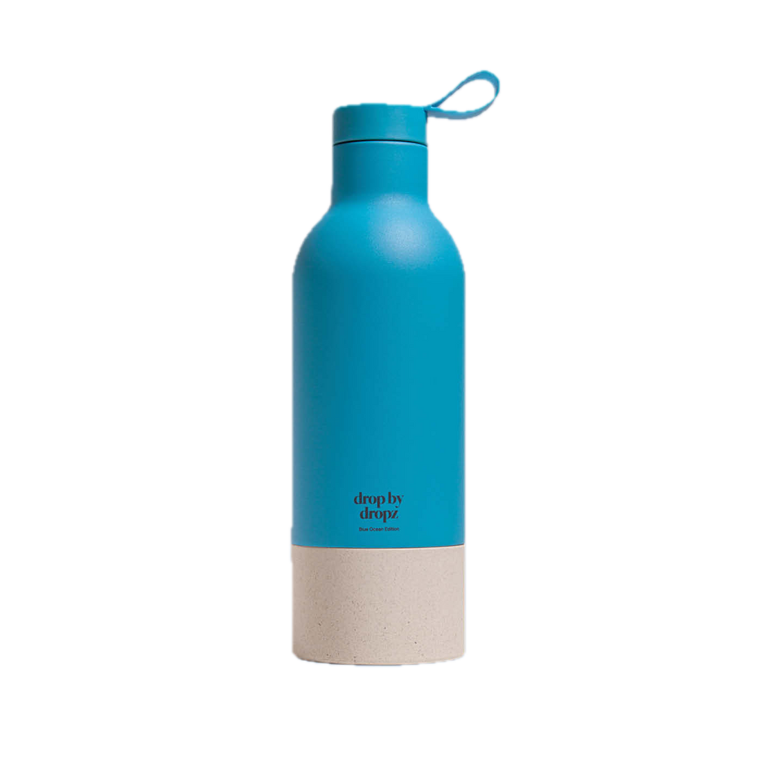 Borraccia dropz ocean blue - 0,5 L con porta-dropz
